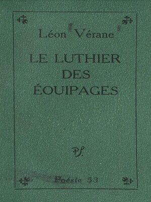 cover image of Le luthier des équipages